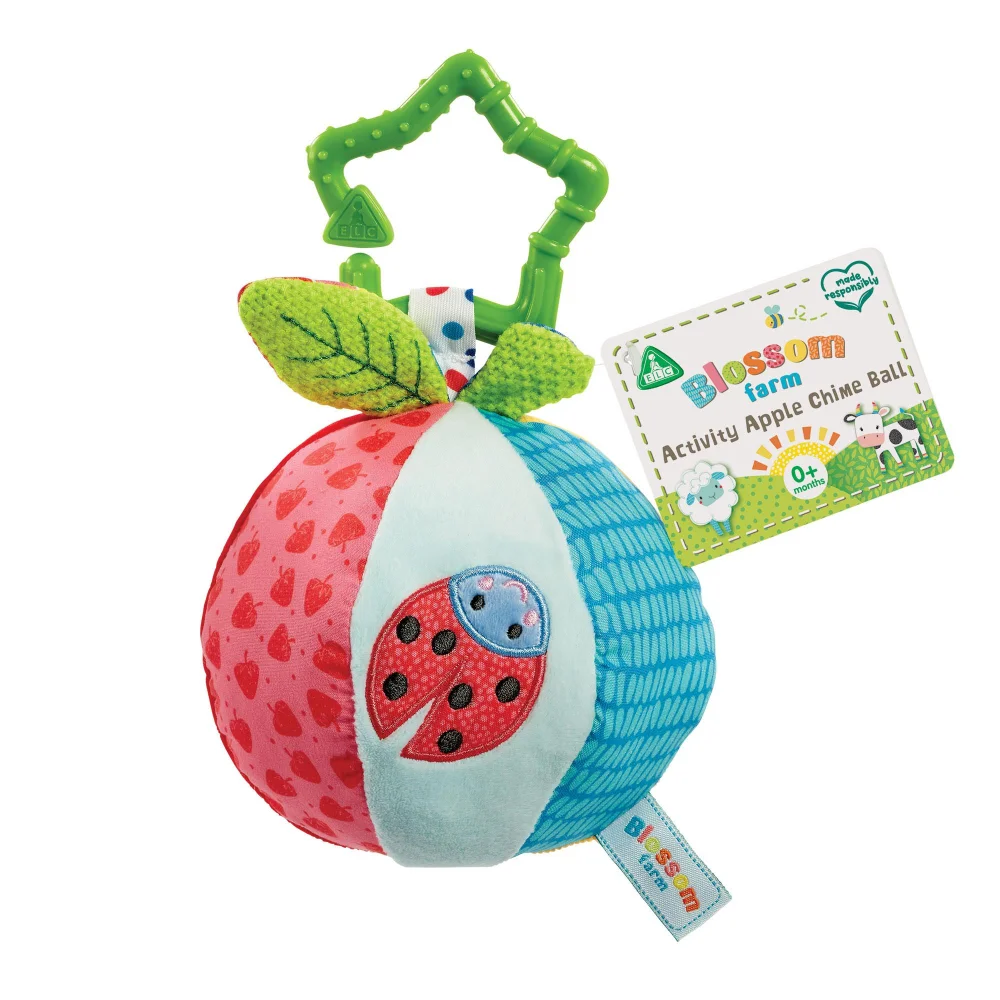 Blossom Farm Activity Apple Chime Ball Sensory Pram Toy Image 1