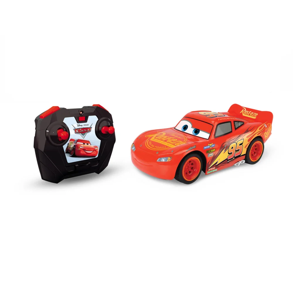 Disney Cars Lightning McQueen Turbo Racer Remote Control Car 1:24 Image 1