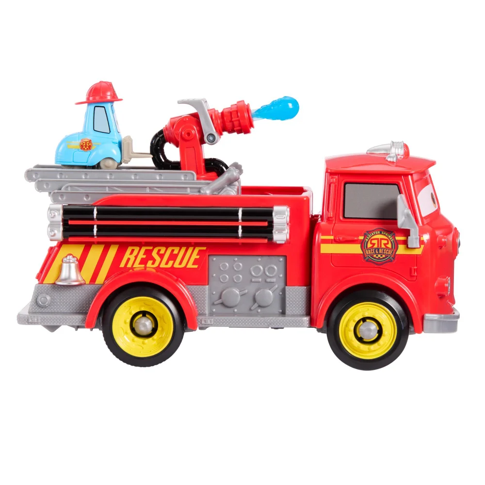 Disney Cars Radiator Springs Fire Fighting Red and Guido Playset Image 1
