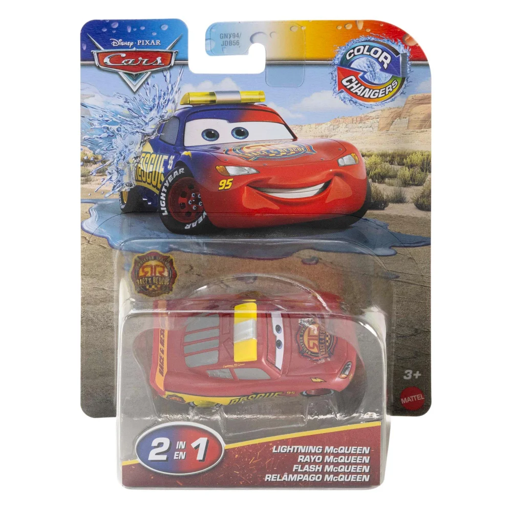 Disney Cars Rescue Lightning McQueen Colour Changers Vehicle Image 1
