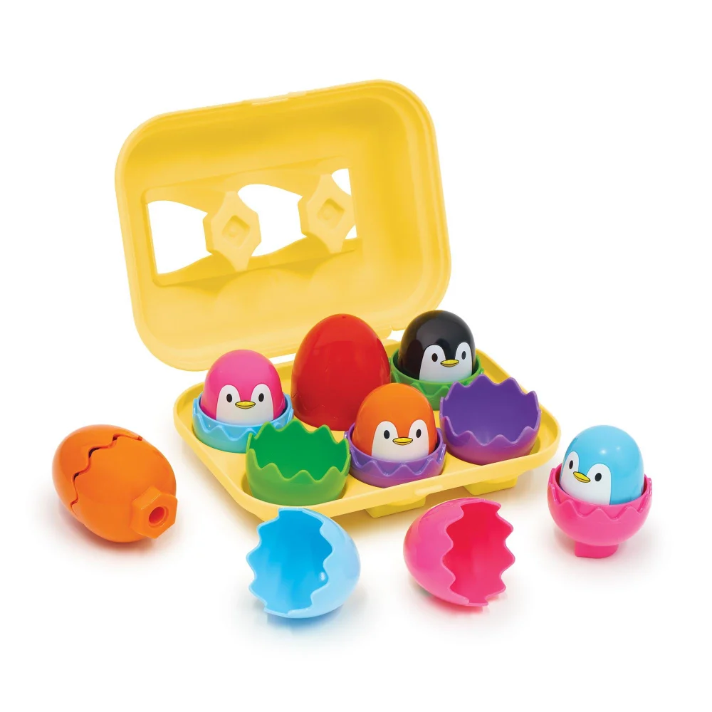 Little Lot Colourful Shape Sorting Eggs Image 1