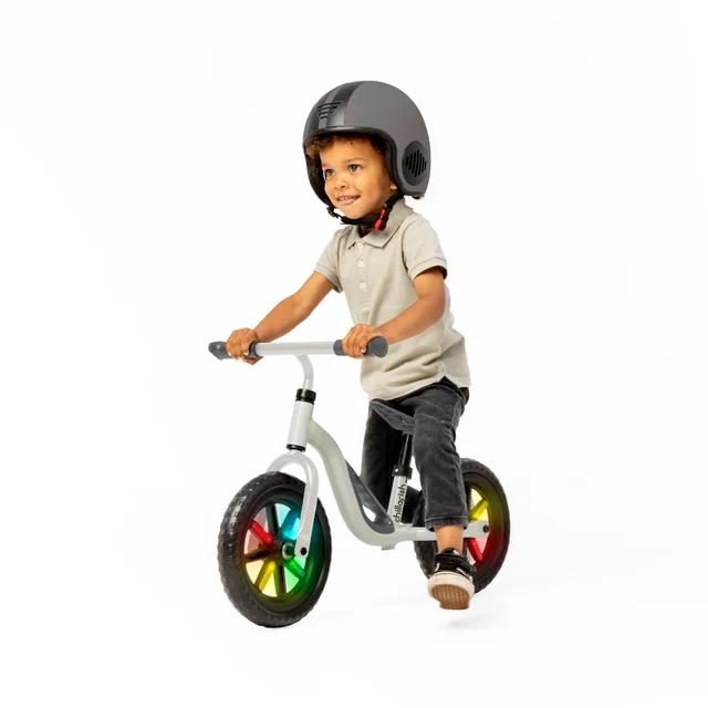 Chillafish 10 Inch Charlie Glow LED Balance Bike Beige