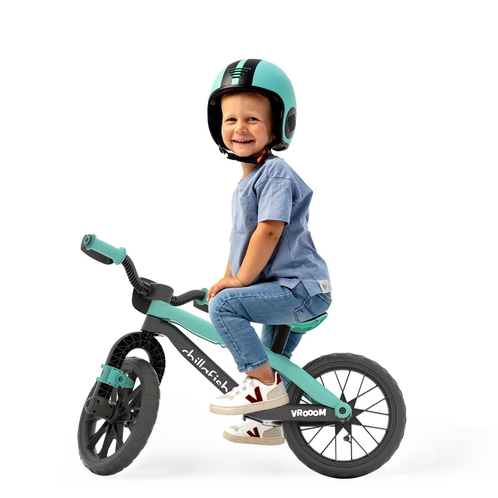 Chillafish 12 Inch BMXie Vrooom Balance Bike with Sounds Mint Image 1