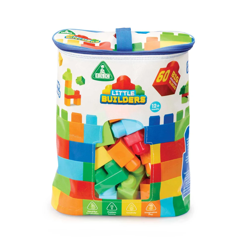 Early Learning Centre Little Builders 60 Big Building Blocks Bright Image 1