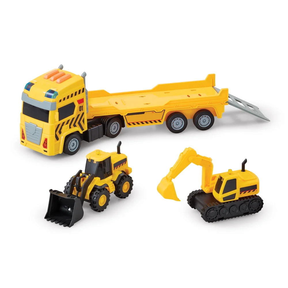 Xceler8 Universe Lights and Sounds Construction Transporter Truck Image 1