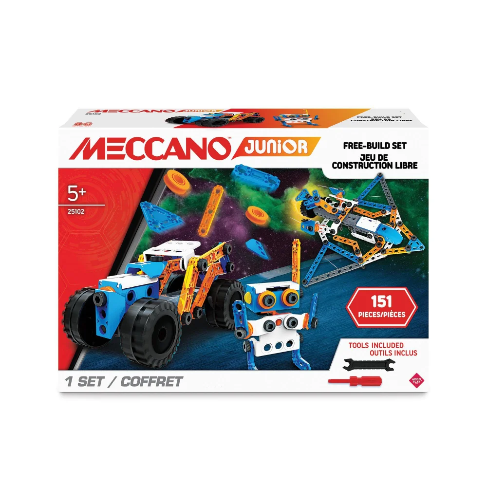 Meccano Junior Free Build Set Construction Set Image 1