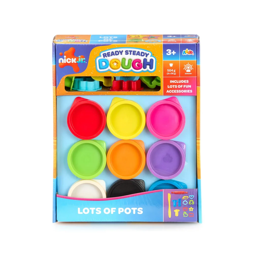 Nick Jr Ready Steady Dough Lots of Pots Playset Image 1