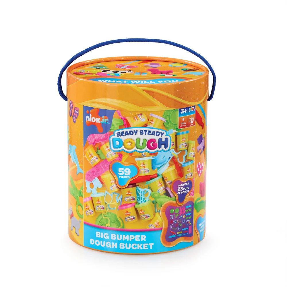 Nick Jr. Ready Steady Dough Big Bumper Dough Bucket Playset Image 1