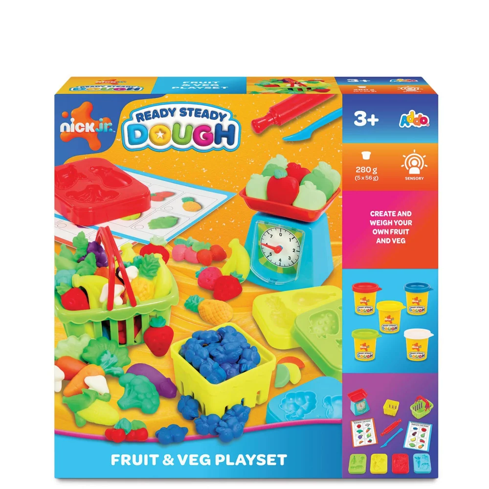Nick Jr. Ready Steady Dough Fruit and Veg Playset Image 1