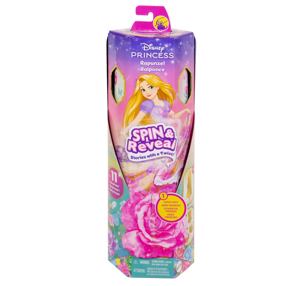 Disney Princess Spin & Reveal Rapunzel Doll Image 1