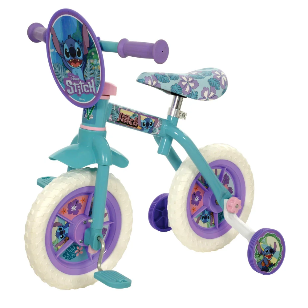Disney Stitch 10 Inch Training Bike Image 1