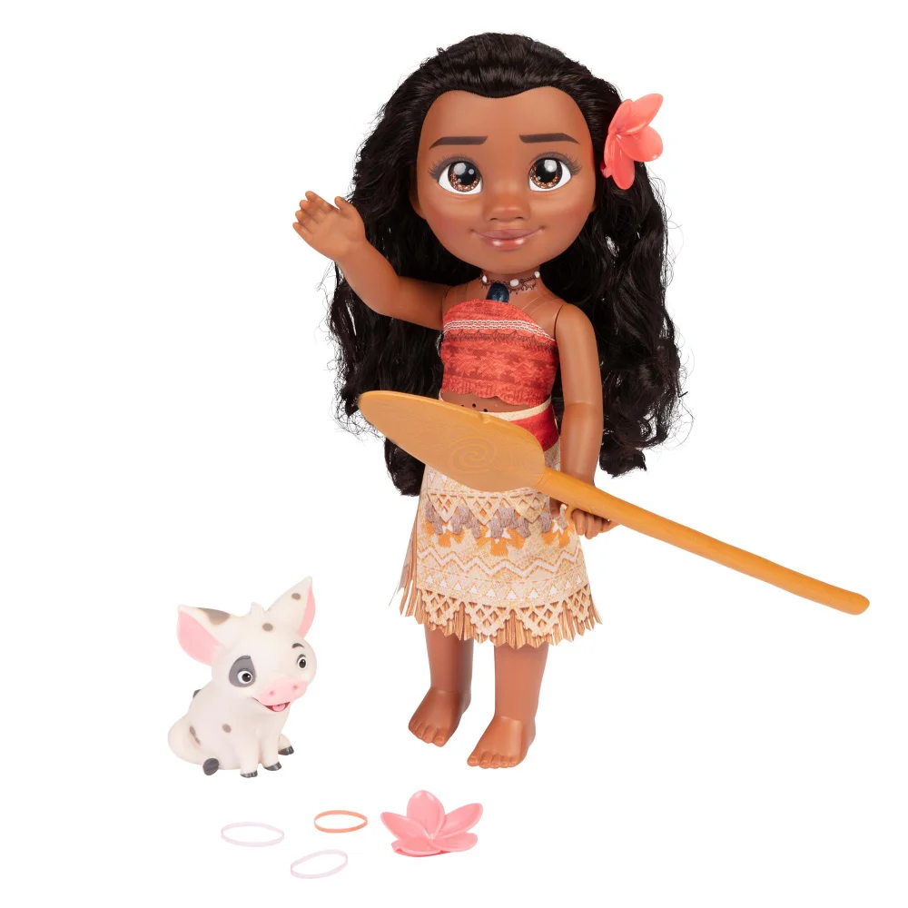 Disney Princess Singing Moana 38cm Doll with Pua Figure Image 1