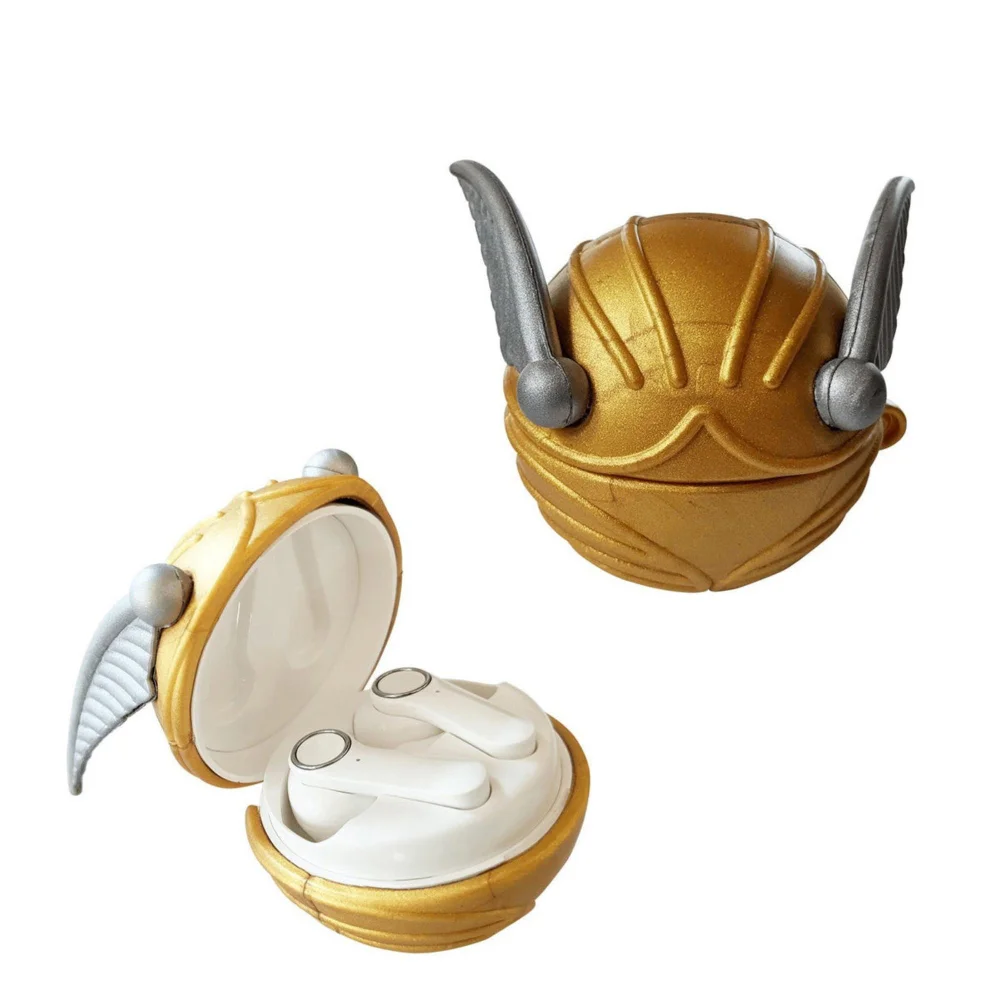 Lazerbuilt Harry Potter Golden Snitch Earphones Image 1