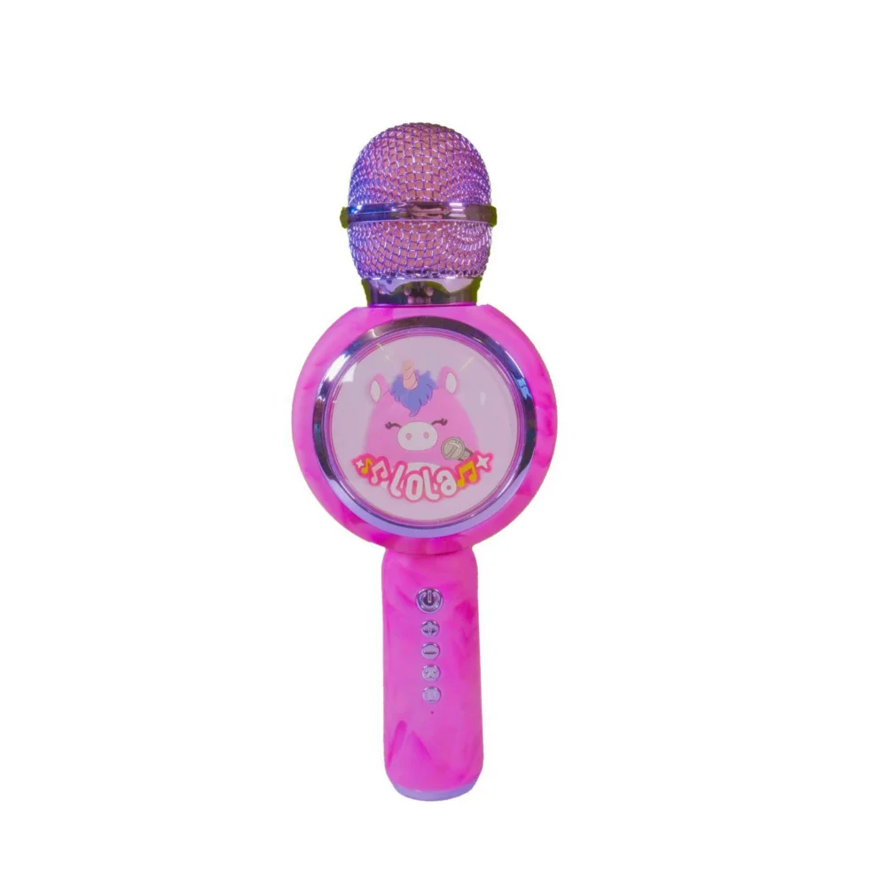 Lazerbuilt Squishmallows Lola Karaoke Microphone Image 1