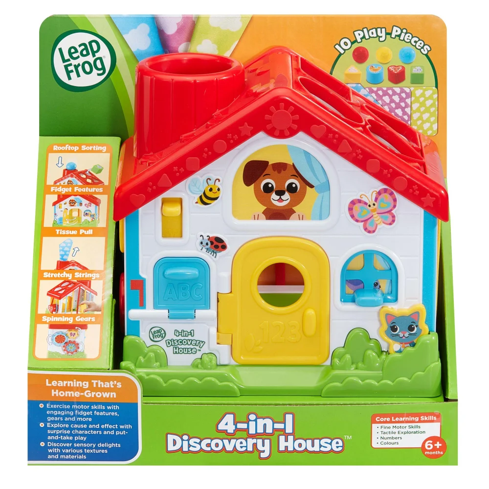 LeapFrog 4 in 1 Discovery House Sensory Toy Image 1