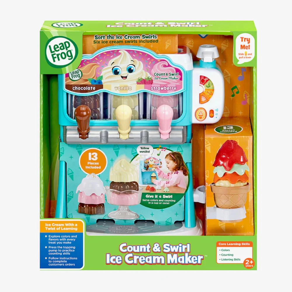 LeapFrog Count & Swirl Ice Cream Maker Learning Toy Image 1