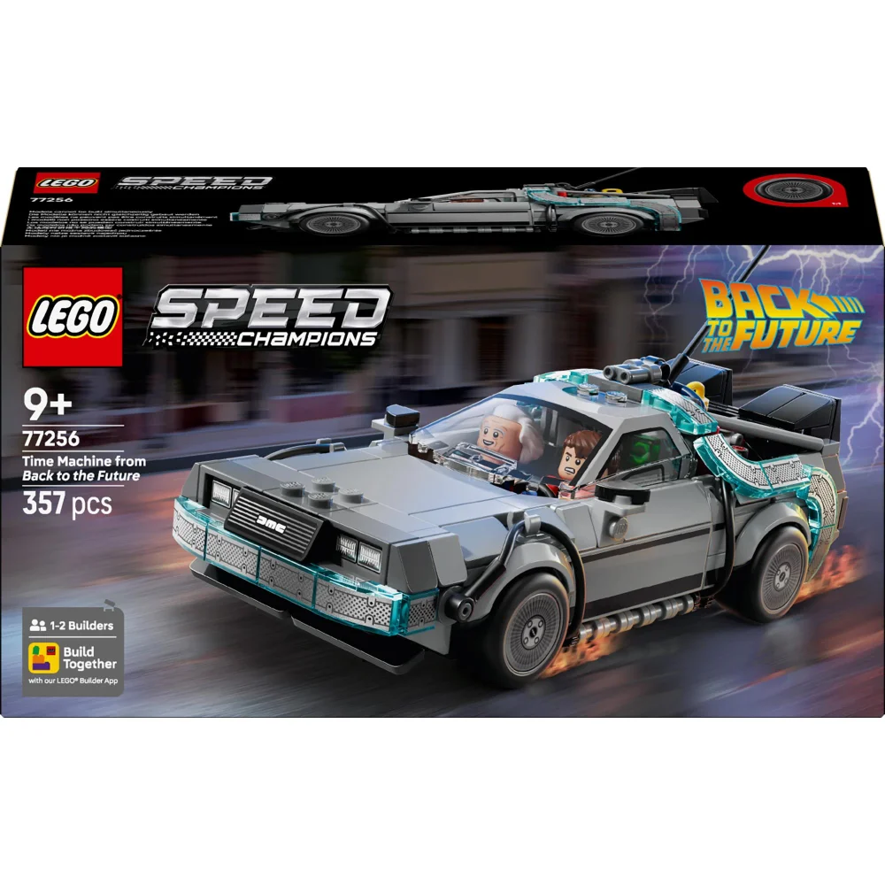 LEGO Speed Champions Back To The Future Time Machine Construction Set 77256 Image 1