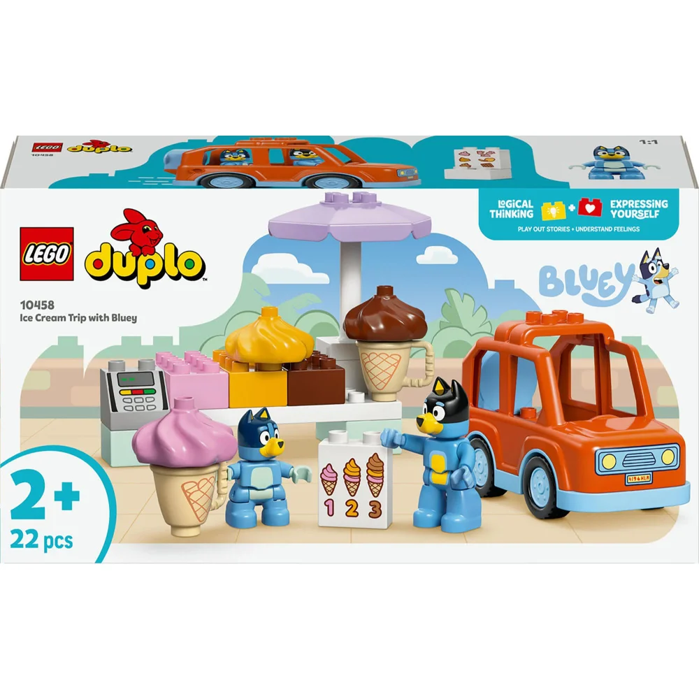 LEGO Duplo Ice Cream Trip With Bluey Construction Set 10458 Image 1