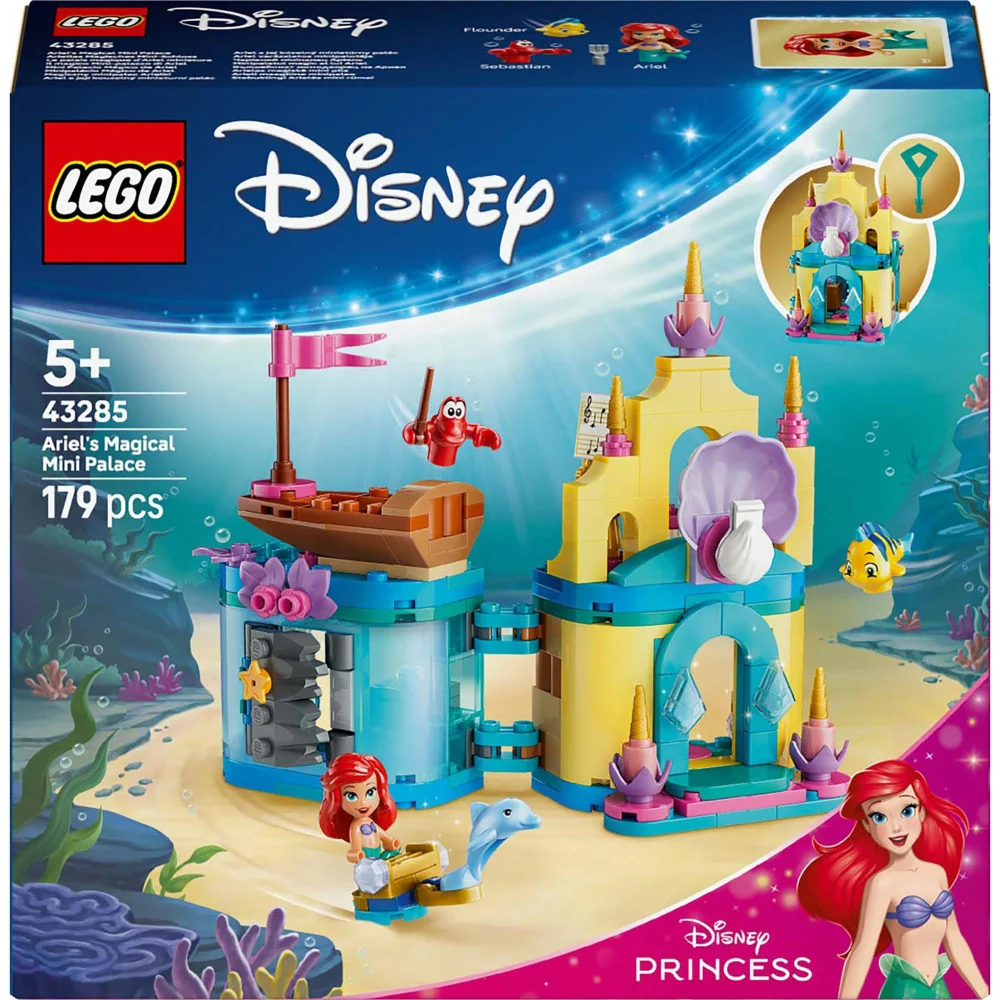 LEGO Disney Ariel's Magical Mini Palace Construction Set 43285 Image 1