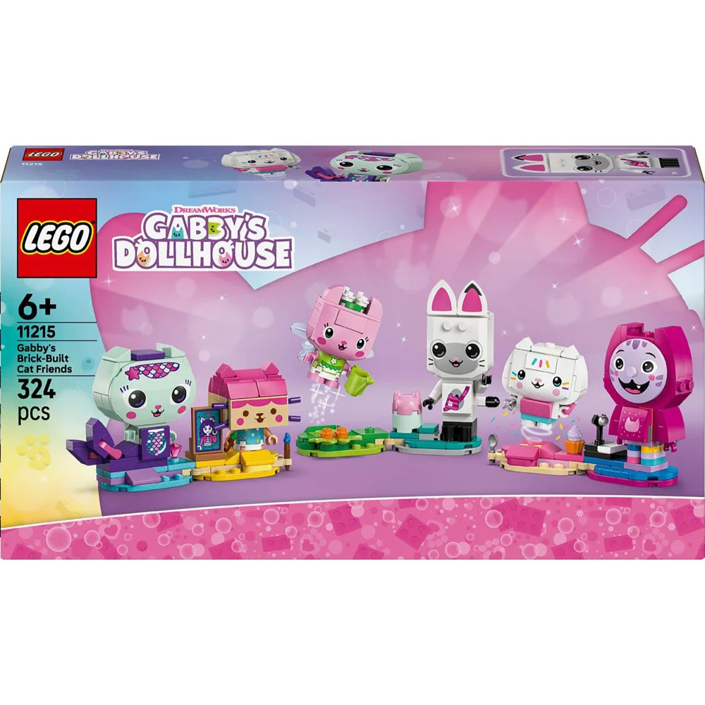 LEGO Gabby's Dollhouse Gabby's Brick-Built Cat Friends Construction Set 11215 Image 1