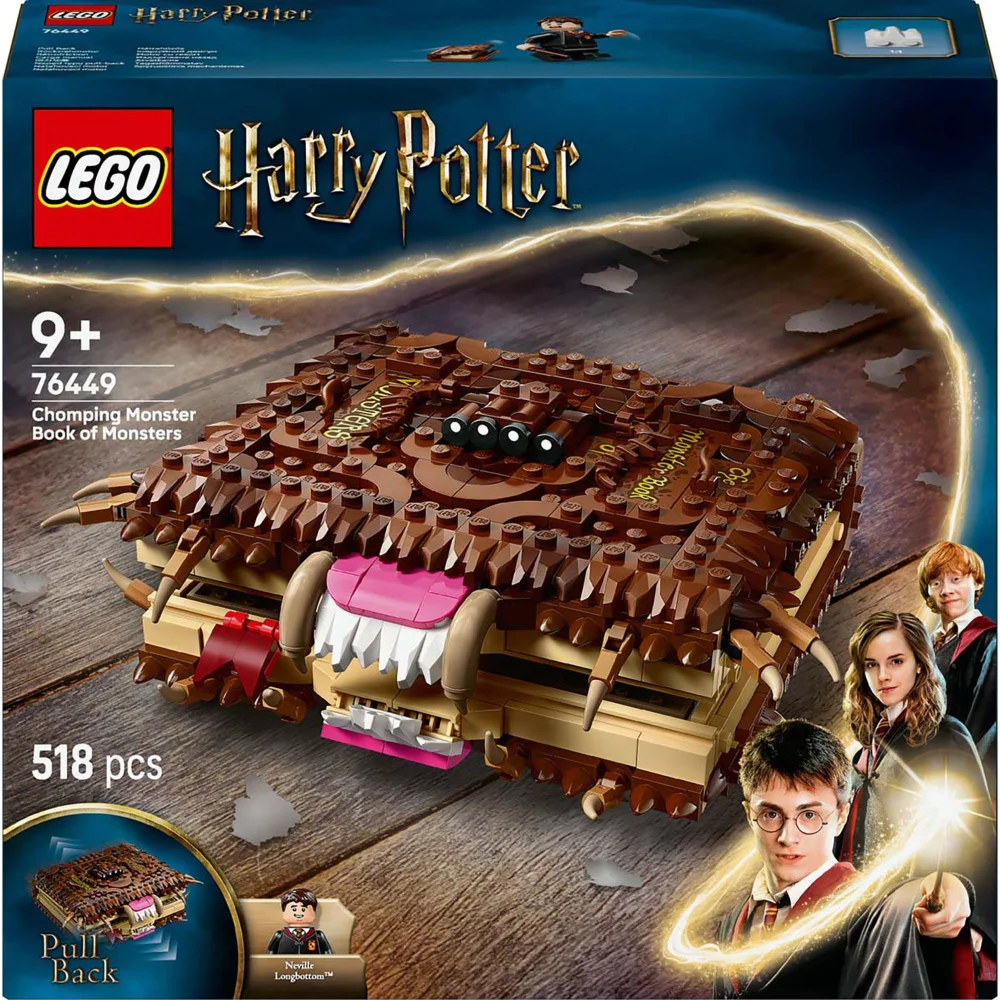 LEGO Harry Potter Chomping Monster Book Of Monsters Construction Set 76449 Image 1