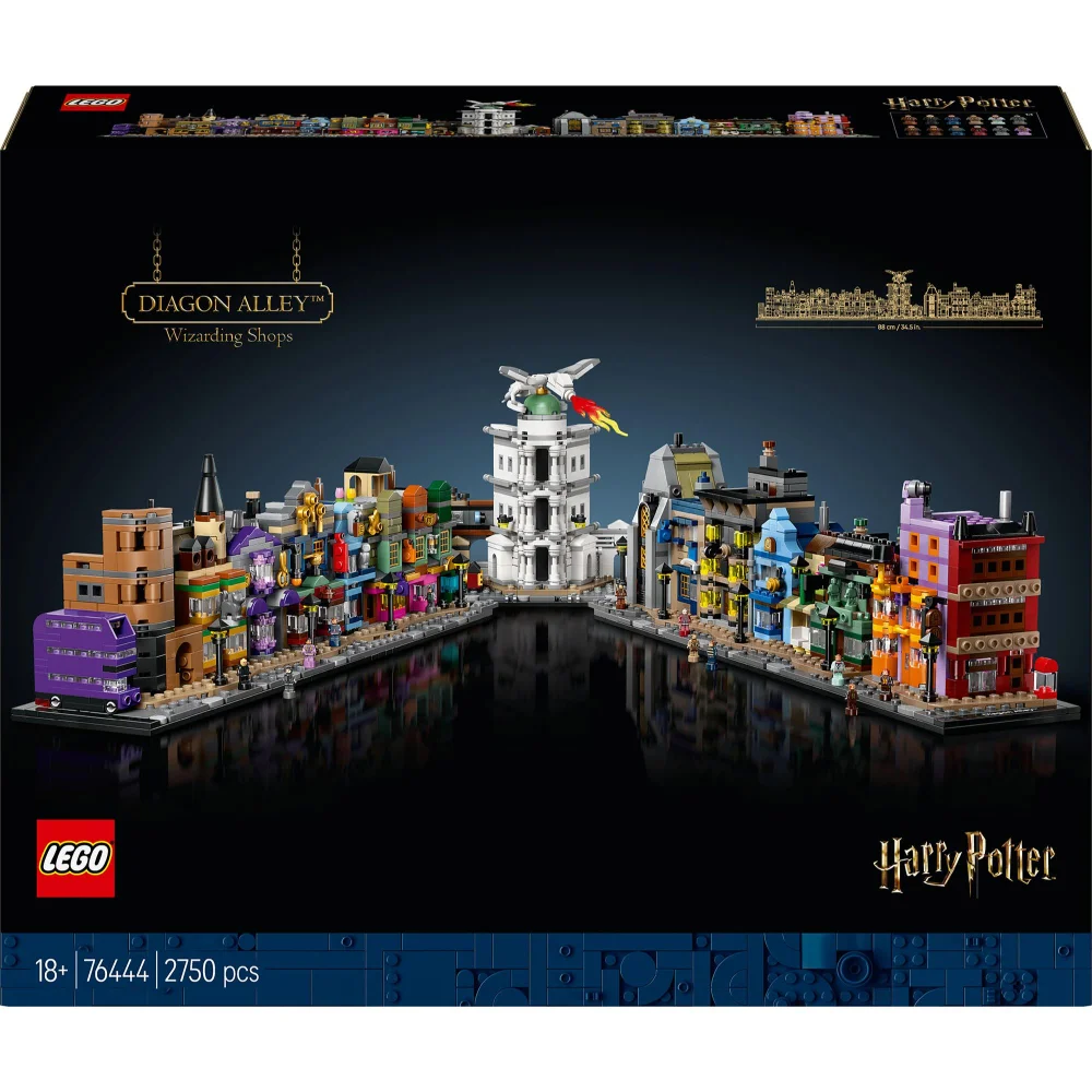 LEGO Harry Potter Diagon Alley Wizarding Shops Construction Set 76444 Image 1