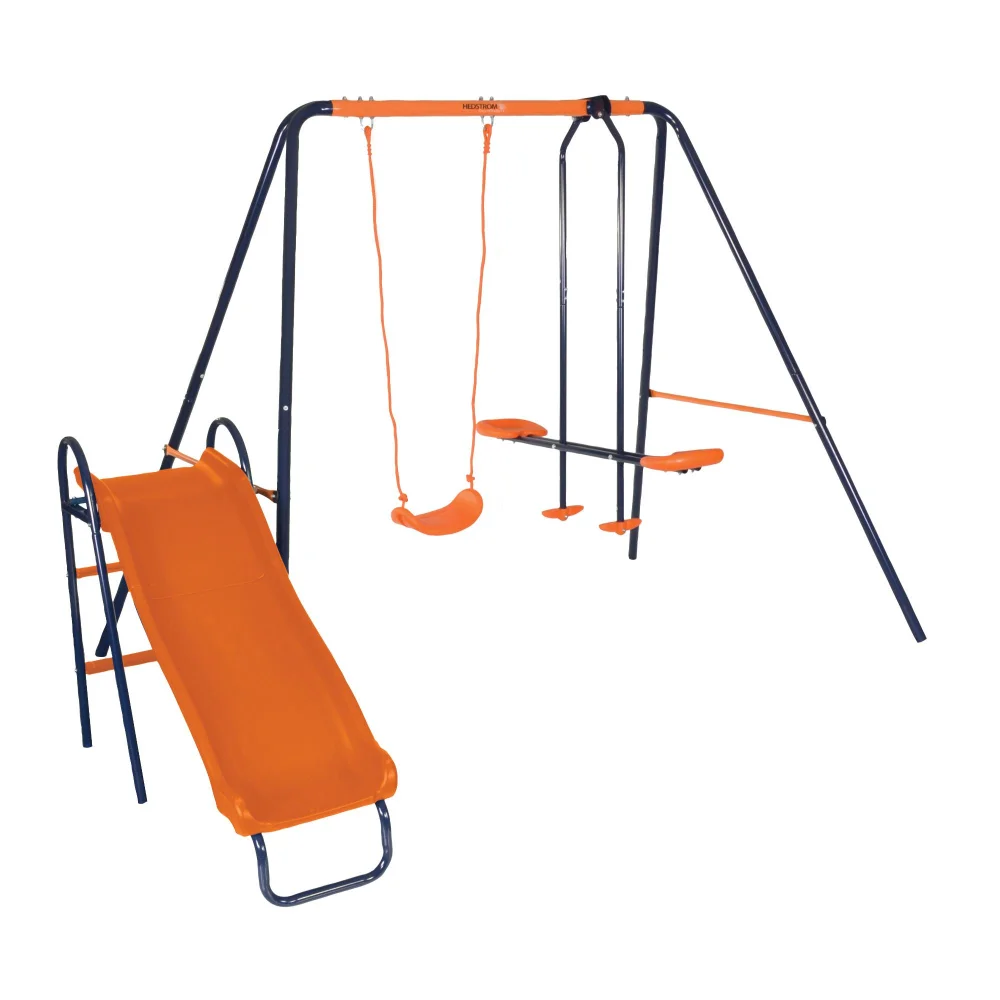 Hedstrom Saturn Garden Swings and Slide Set Image 1