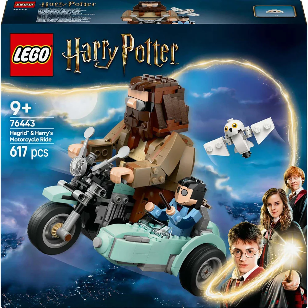 LEGO Harry Potter Hagrid and Harry's Motorcycle Ride Construction Set 76443 Image 1