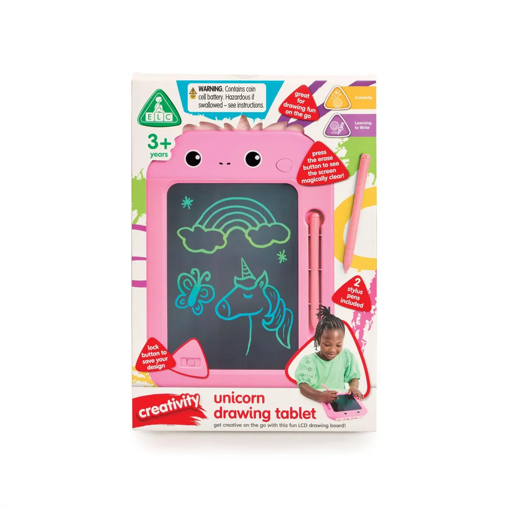 Early Learning Centre Unicorn LCD Drawing Tablet Image 1