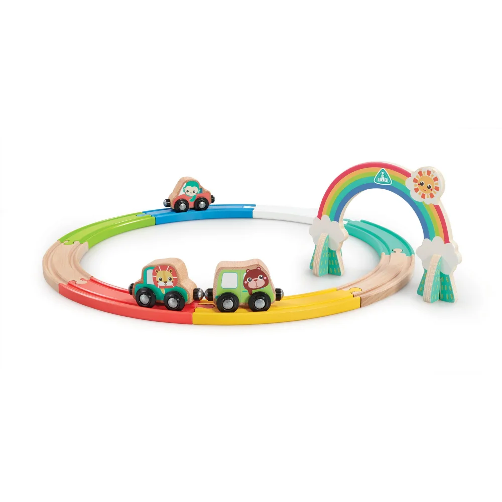 Early Learning Centre Wooden Animal Train Set Image 1