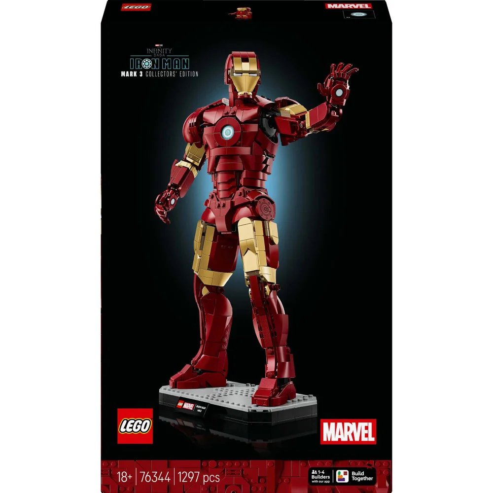 LEGO Marvel Iron Man Mark 3 Collectors Edition Construction Set 76344 Image 1