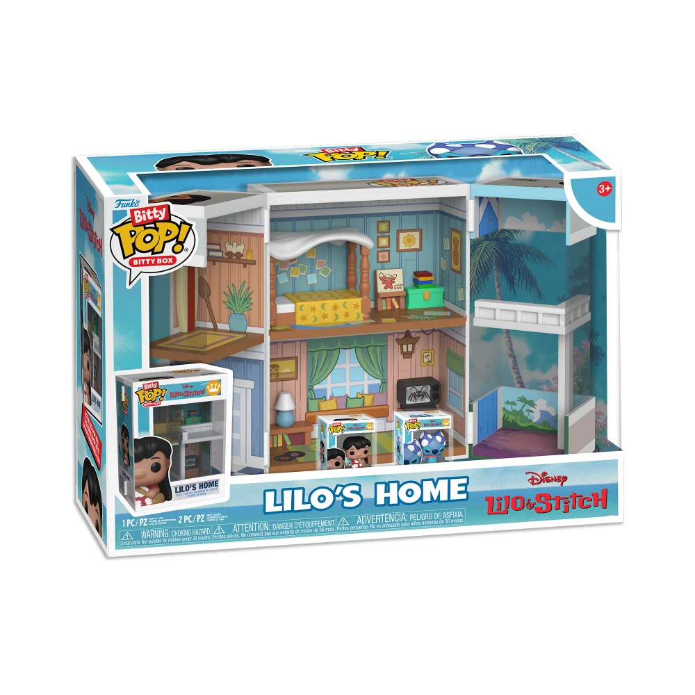 Funko Bitty Pop! Lilo's Home Bitty Box Vinyl Figure Playset Disney Lilo and Stitch Image 1