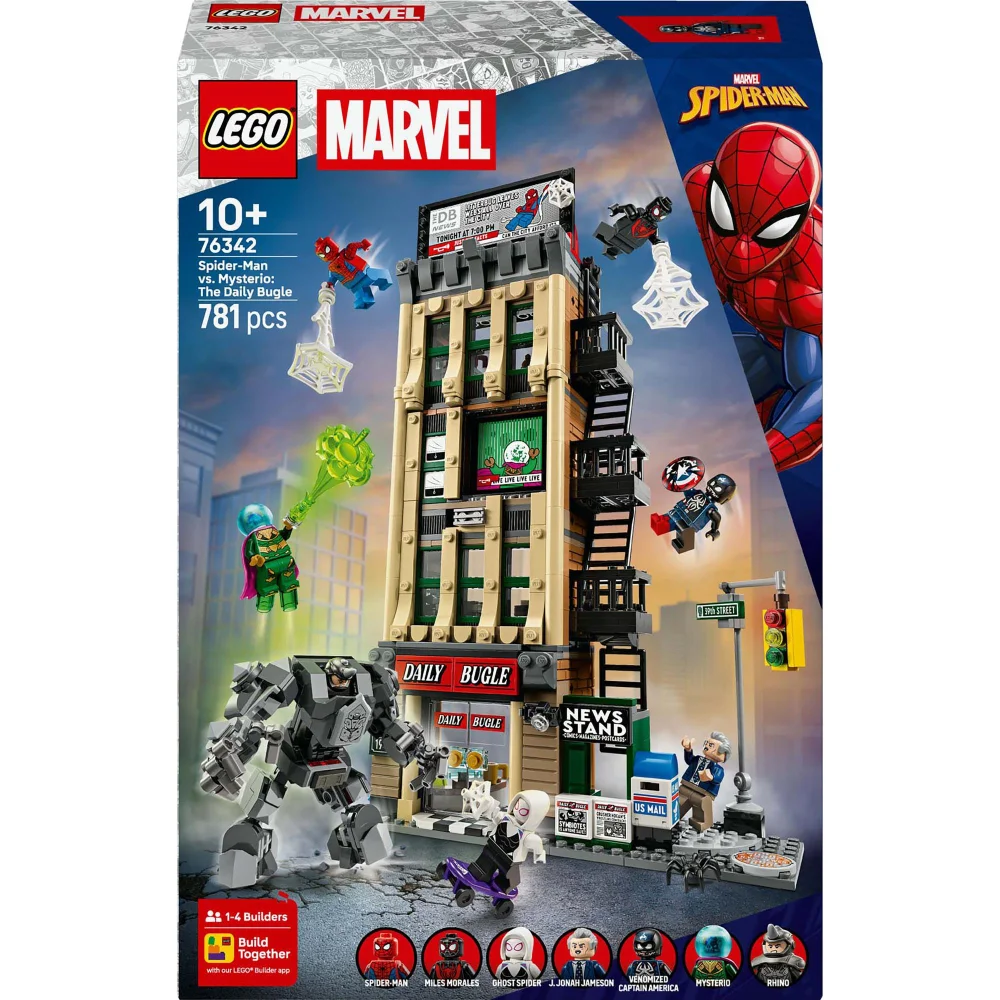 LEGO Marvel Spider-Man vs. Mysterio The Daily Bugle Construction Set 76342 Image 1