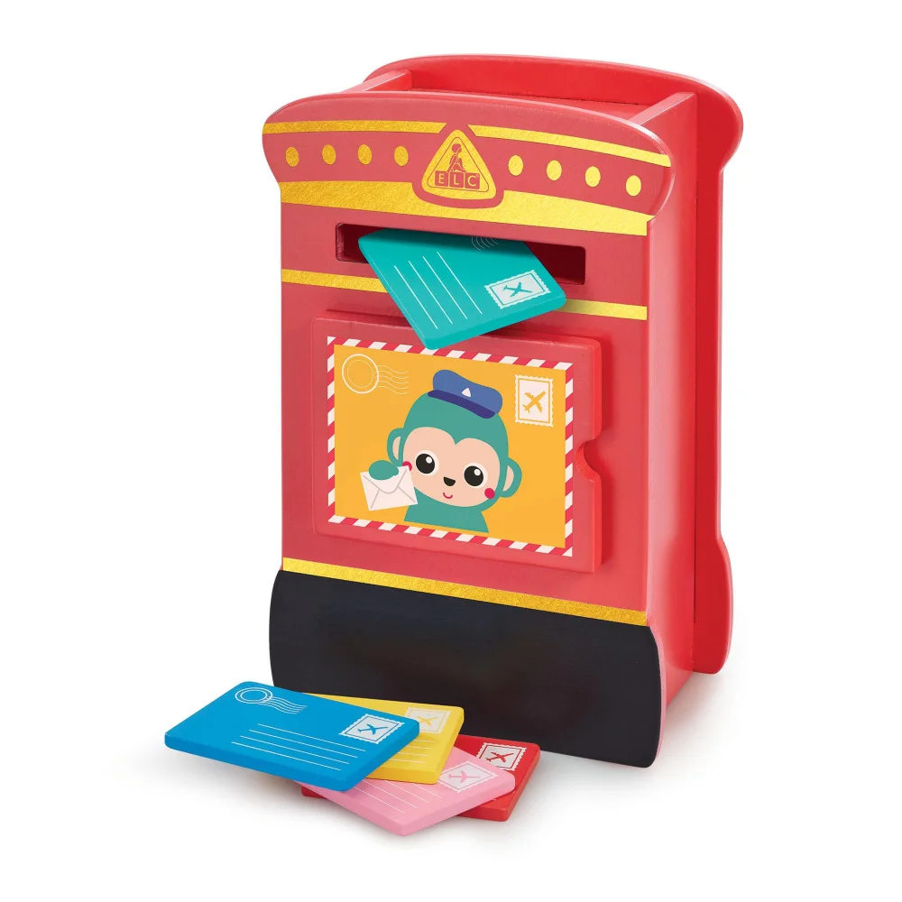 Early Learning Centre Wooden Post Box Playset Image 1