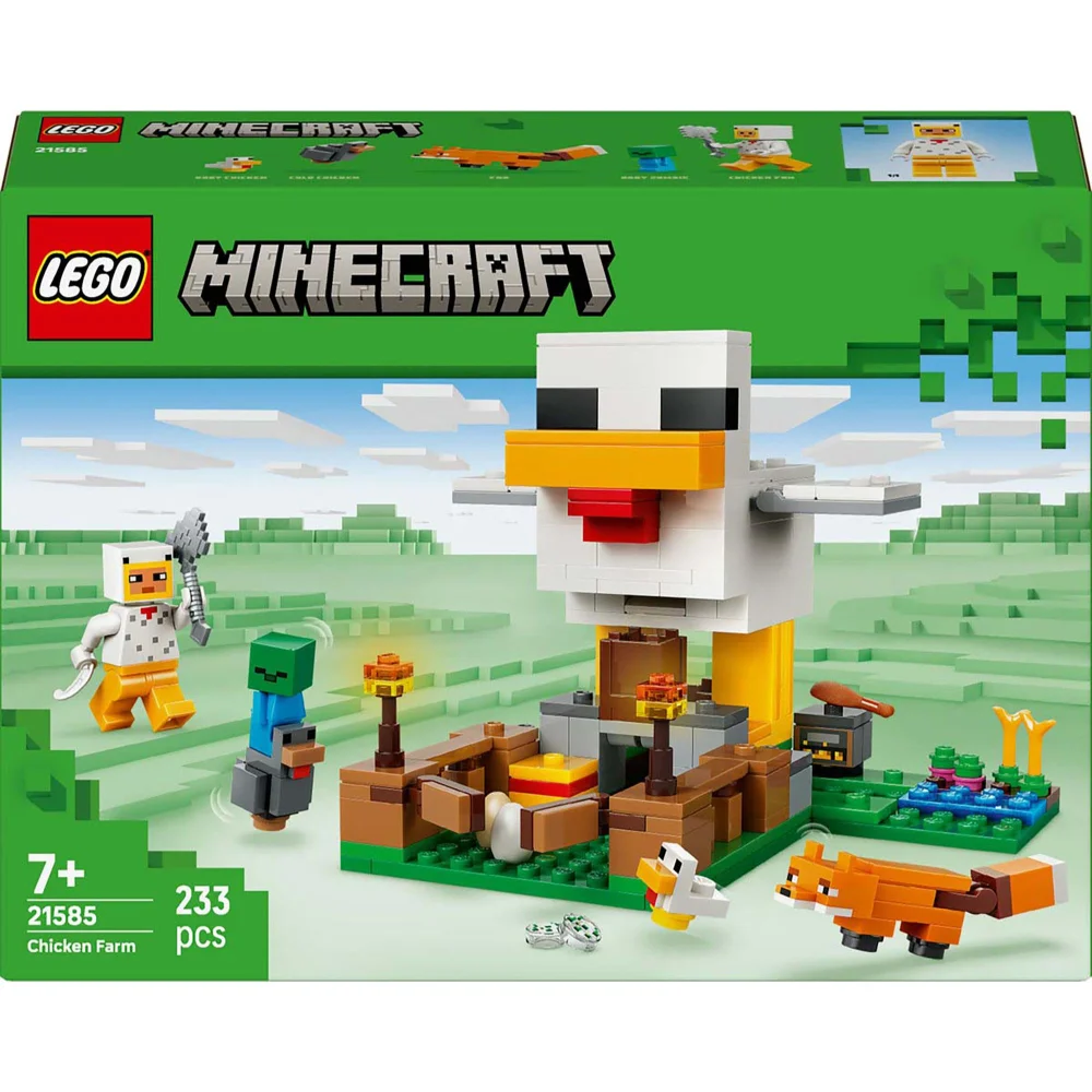 LEGO Minecraft Chicken Farm Construction Set 21585 Image 1