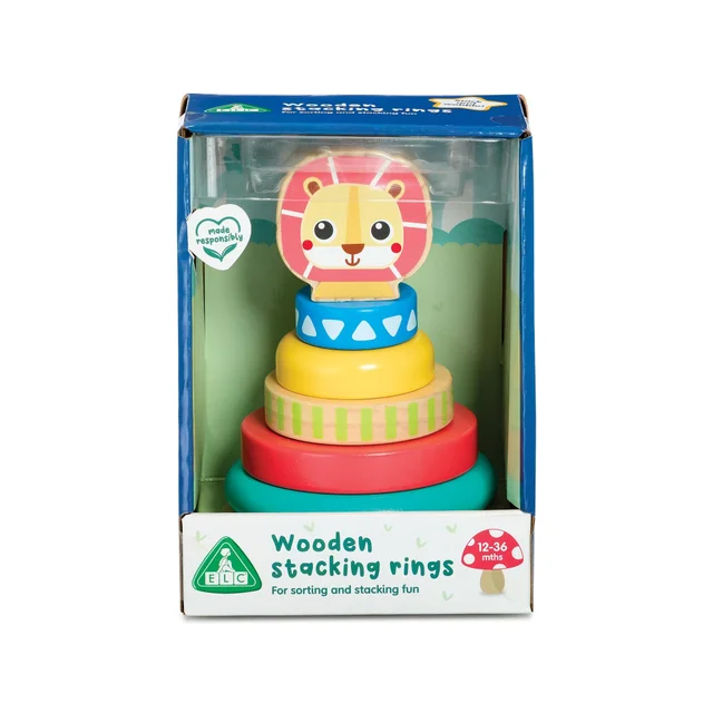 Early Learning Centre Wooden Stacking Rings
