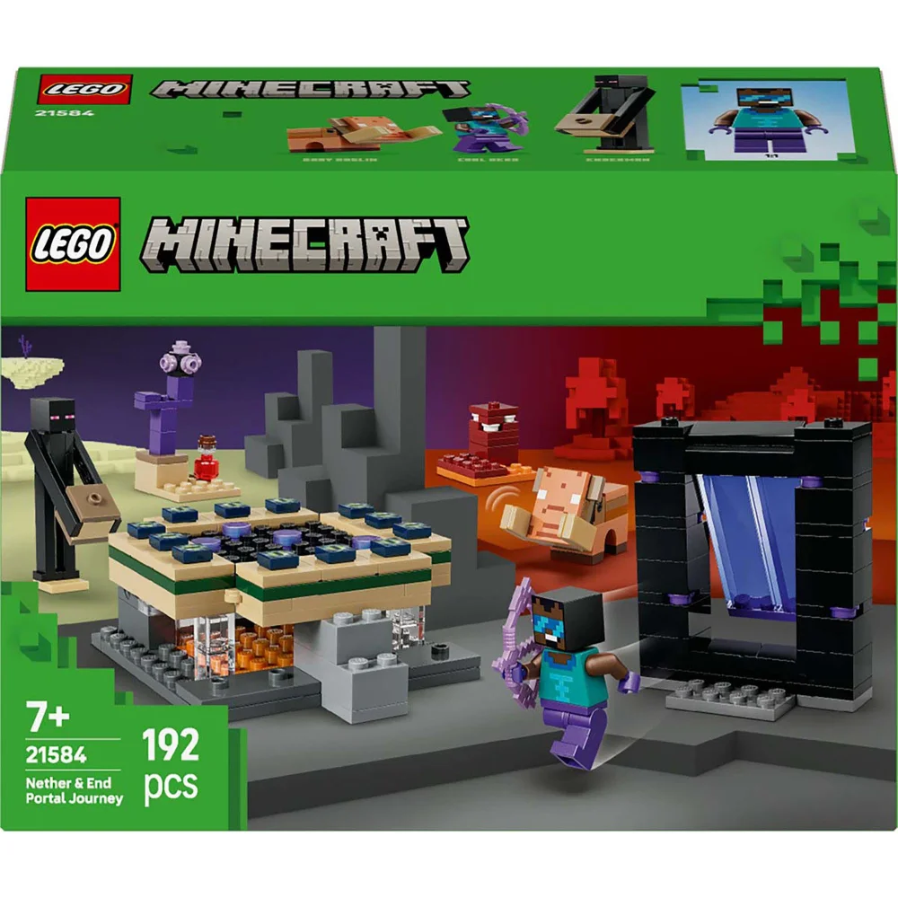 LEGO Minecraft Nether and End Portal Journey Construction Set 21584 Image 1