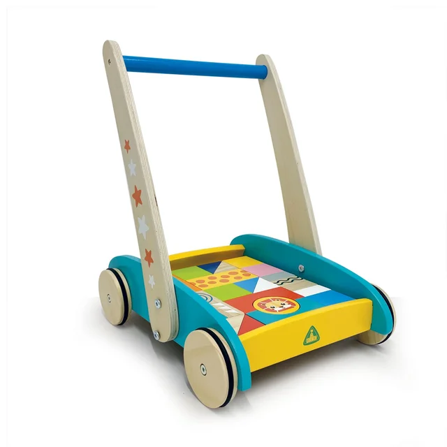 Early Learning Centre Wooden Toddle Truck and Bricks