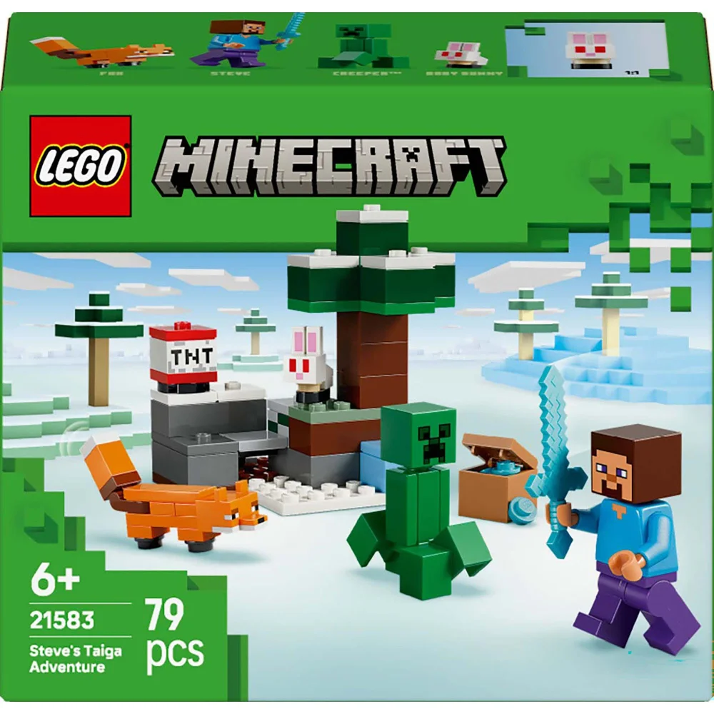LEGO Minecraft Steve's Taiga Adventure Construction Set 21583 Image 1