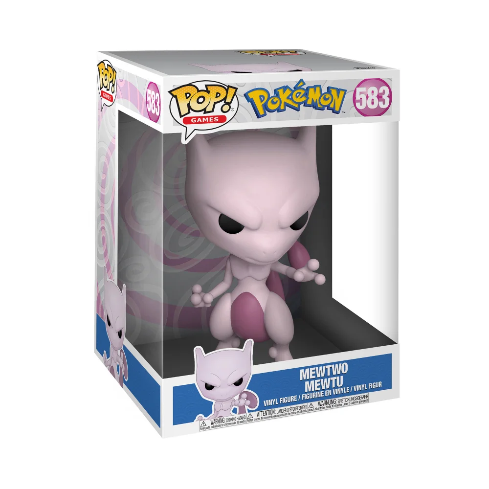 Funko Pop! Jumbo Mewtwo 26cm Vinyl Figure Pokemon Image 1