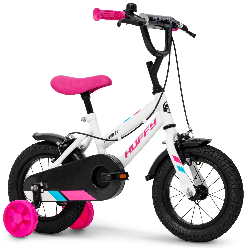 Huffy 12 Inch So Sweet Bike Gloss White Image 1