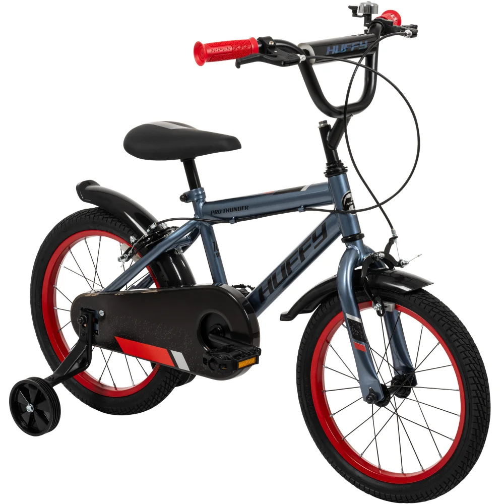 Huffy 16 Inch Pro Thunder Bike Charcoal Grey Image 1