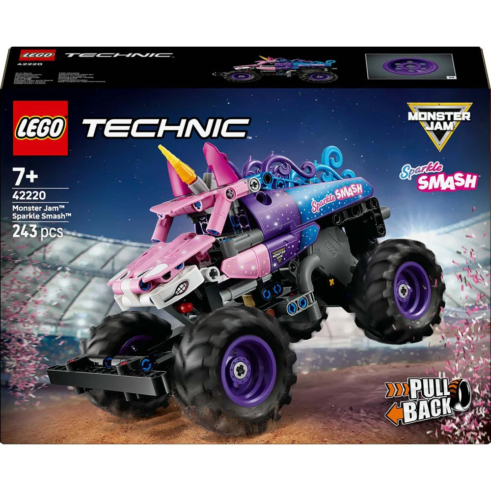 LEGO Technic Monster Jam Sparkle Smash Construction Set 42220 Image 1