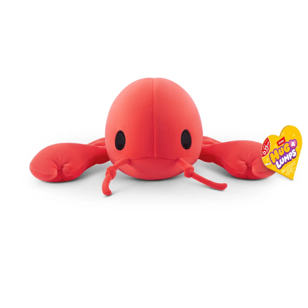 Hug-A-Lumps Lenny the Lobster Weighted 13cm Soft Toy by ZURU Image 1