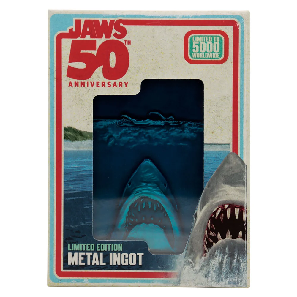 Jaws 50th Anniversary Poster Ingot Image 1