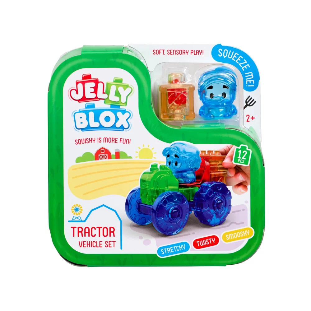Jelly Blox Tractor Building Blocks Playset Image 1