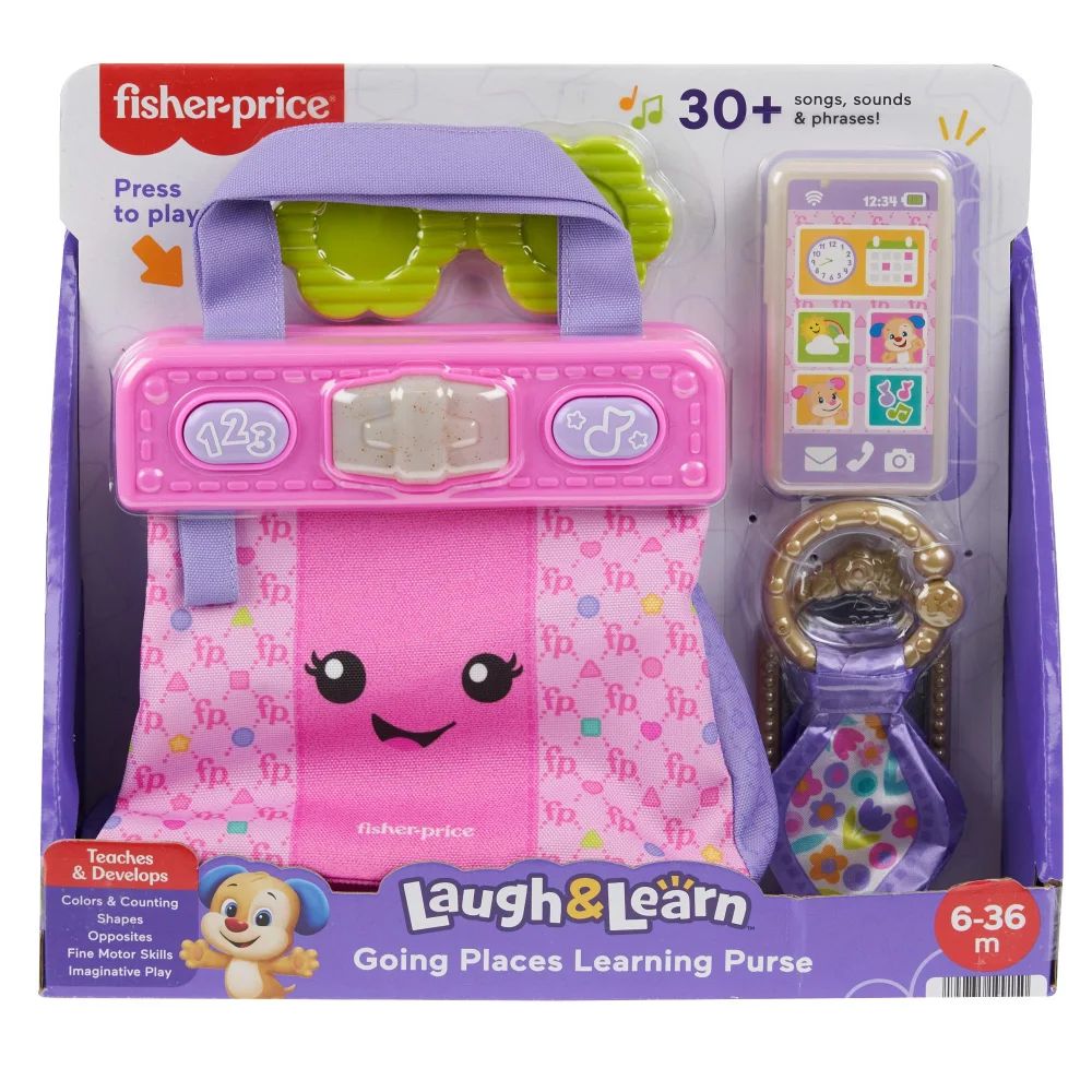 Fisher-Price Laugh & Learn Going Places Learning Purse Image 1