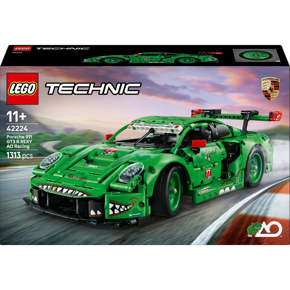 LEGO Technic Porsche 911 GT3 R REXY AO Racing Construction Set 42224 Image 1