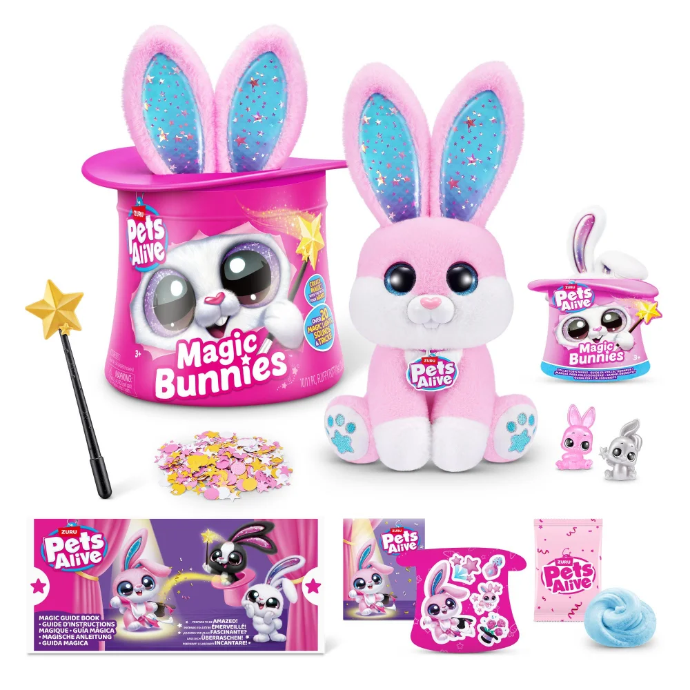 Pets Alive Magic Bunnies Mystery Soft Toy with Surprises by ZURU (Styles Vary) Image 1