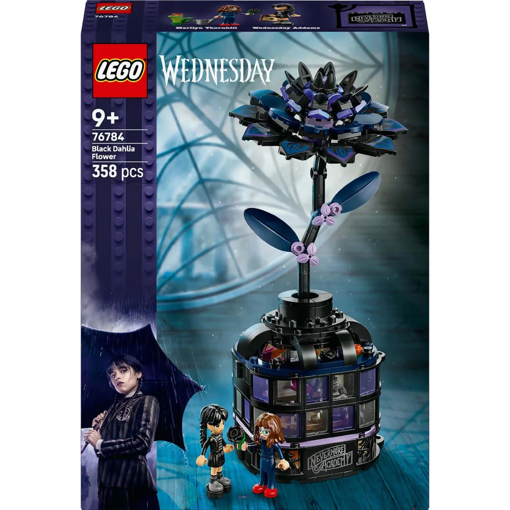 LEGO Wednesday Black Dahlia Flower Construction Set 76784 Image 1